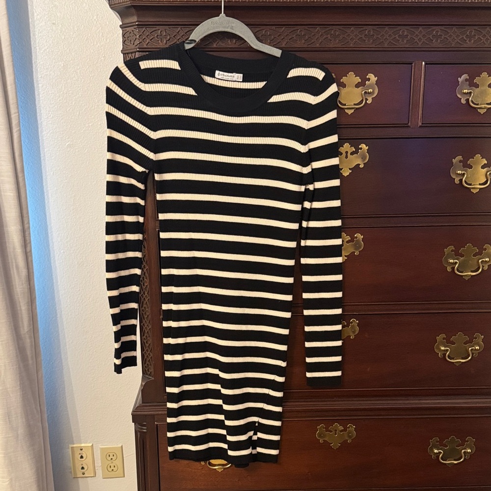Striped Sweater Dress